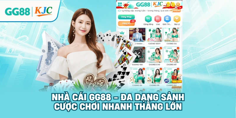 Các sản phẩm cá cược nổi bật tại GG88